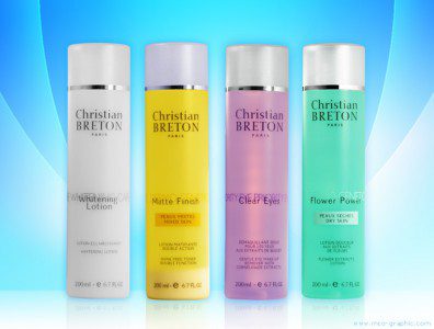 Packshot de produits de cosmétique