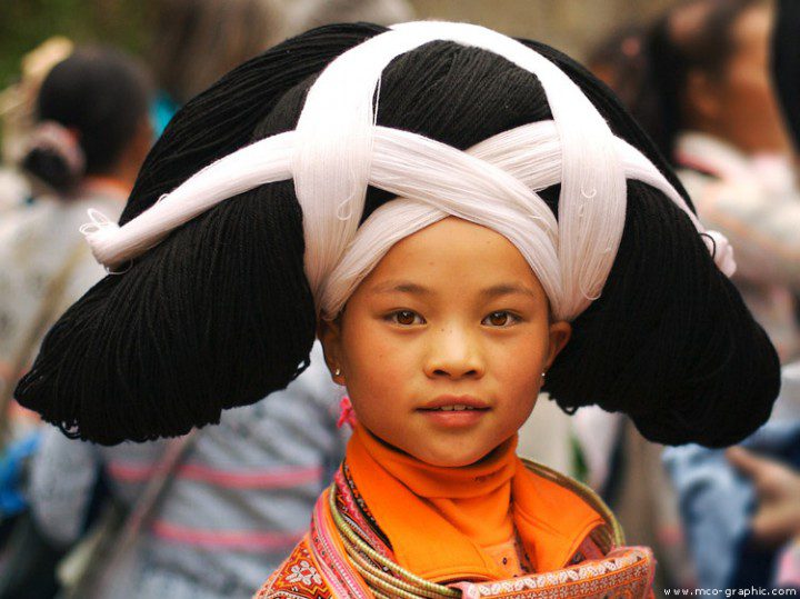 Portrait d'une jeune fille chinoise