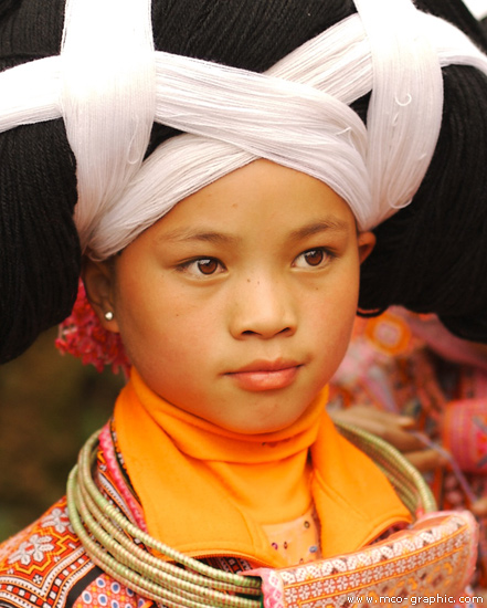 Portrait d'une jeune fille chinoise