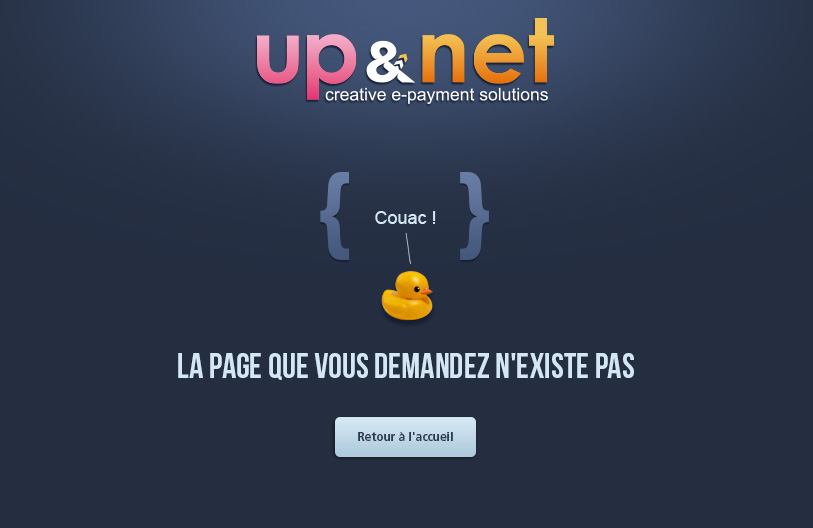 Webdesign de page 404