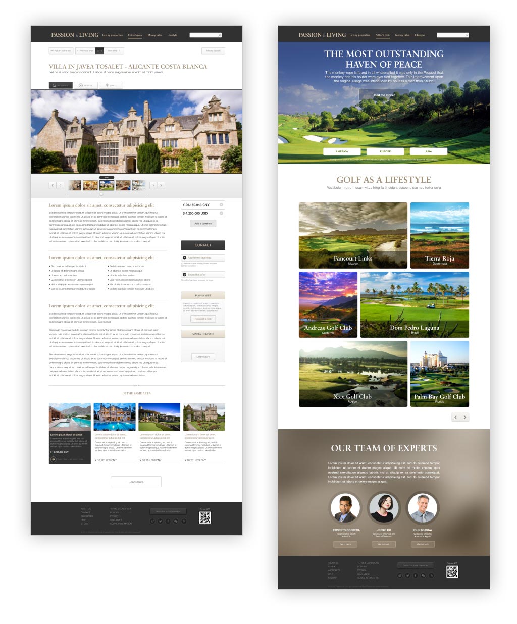 Desktop UI Design