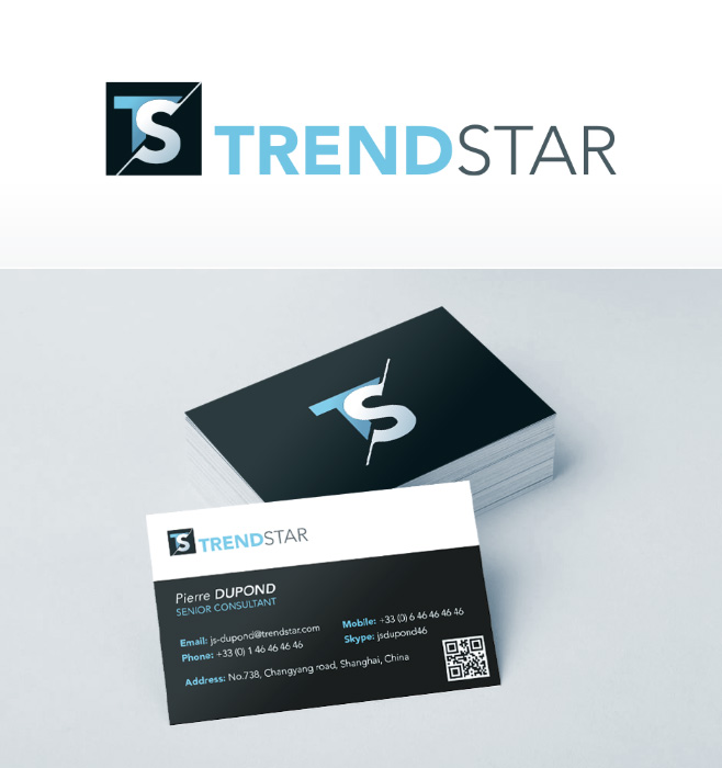 Visual identity: business cards