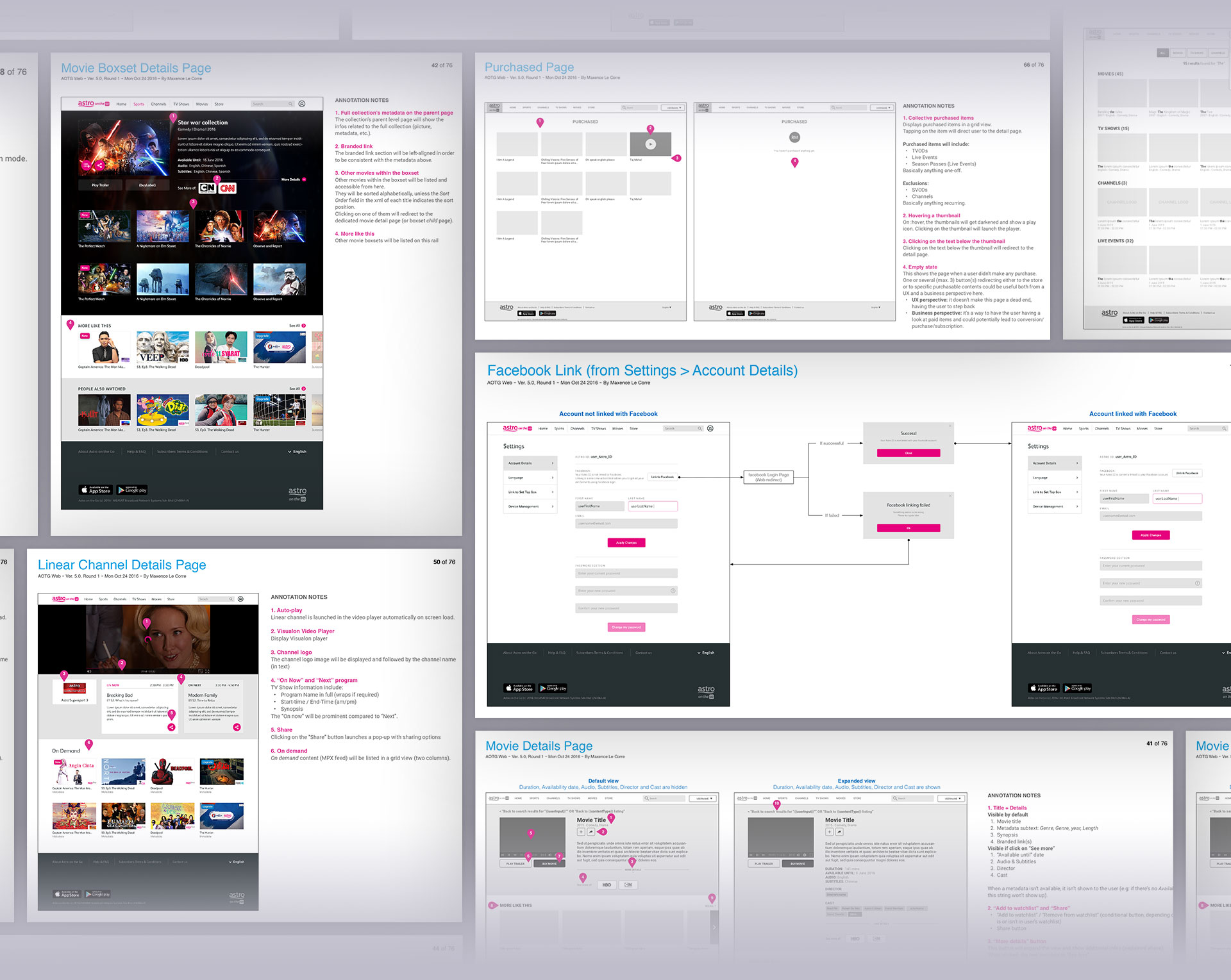 UX Functional Specification Document