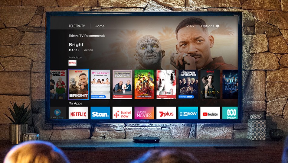Revisited Telstra TV Home-screen